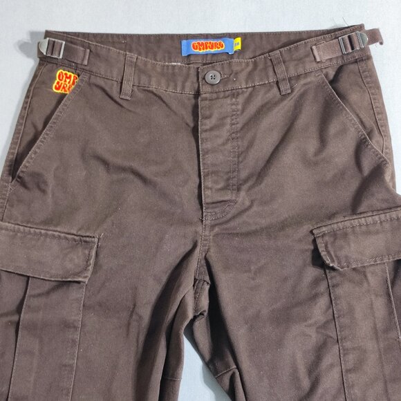 Empyre Relax cargo pants men's / youth sz 28 chocolate brown colour skate border - Picture 2 of 14